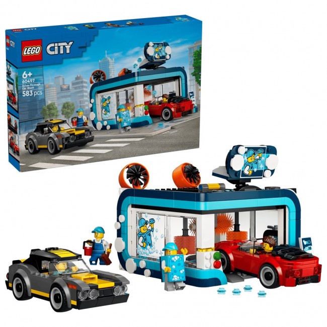 LEGO CITY 60497 Drive-Through Car Wash