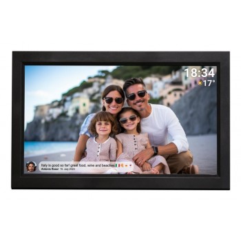 Denver PFF-1503B digital photo frame Black 39.6 cm (15.6