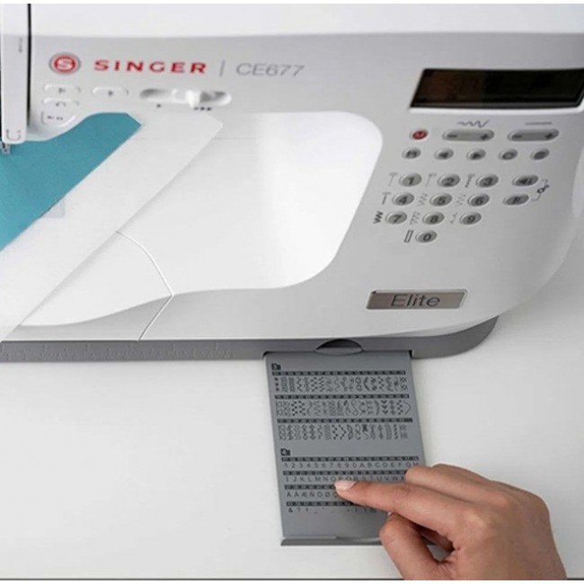 SINGER Elite sewing machine CE677 Electric current White