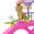 Barbie Chelsea Doll and Accessories, Skatepark Playset with 2 Puppies and 15+ Pieces