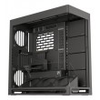 HAVN HS 420 VGPU PC Case, Midi-Tower, E-ATX, Tempered Glass, PCIe 5.0 Riser Cable - black