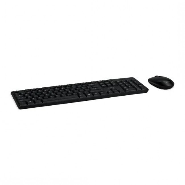 Acer Combo Set, Wireless Keyboard and Mouse AAK400, Rubber Dome Key Switch, RF 2.4GHz Dongle, Up to 1600 DPI, 10 Metres Range, Black