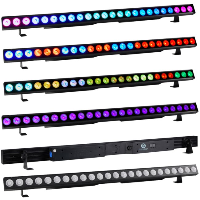 Lighting bar LIGHT4ME SPECTRA CREE BAR 24x6W RGBWA-UV Lighting bar LIGHT4ME SPECTRA CREE BAR 24x6W RGBWA-UV