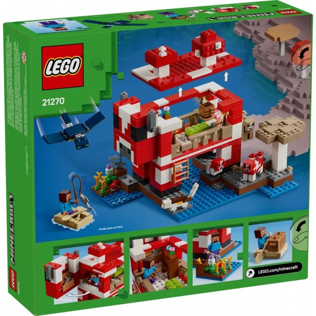 LEGO MINECRAFT 21270 The Mooshroom House LEGO MINECRAFT 21270 The Mooshroom House