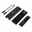 NATEC NKZ-2286 storage drive enclosure SSD enclosure Black M.2