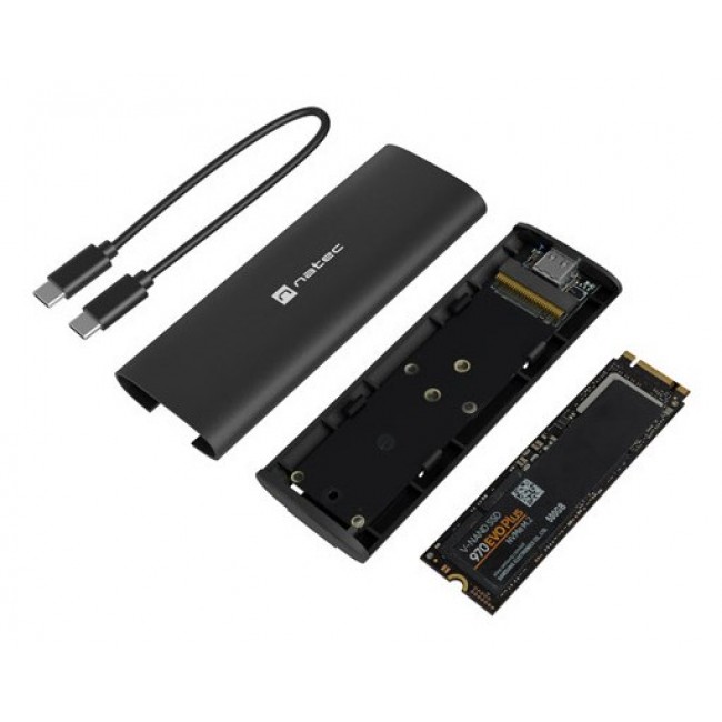 NATEC NKZ-2286 storage drive enclosure SSD enclosure Black M.2 NATEC NKZ-2286 storage drive enclosure SSD enclosure Black M.2