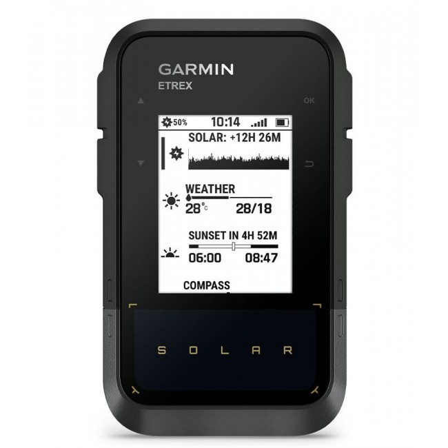 Garmin eTrex SE GPS Solar Tourist Navigation Black/Grey + Garmin HRM Dual Sensor