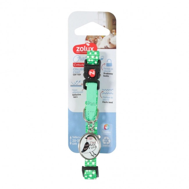 ZOLUX Chatouille green - cat collar