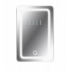 ELLE 6L white mini fridge with LED make-up mirror