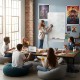 Ergo Office mobile dry erase board, vertical orientation, white, single sided, with shelf, board dimensions 1190x790mm, ER-305 Ergo Office mobile dry erase board, vertical orientation, white, single sided, with shelf, board dimensions 1190x790mm, ER-305