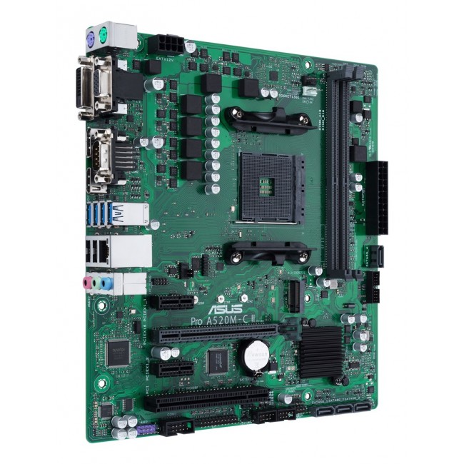ASUS PRO A520M-C II/CSM AMD A520 Socket AM4 micro ATX ASUS PRO A520M-C II/CSM AMD A520 Socket AM4 micro ATX