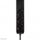 Neomounts DS22-840BL6 Desk socket with clamp and USB-C and USB-A ports - Quick charge