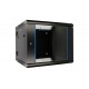 Extralink Rackmount cabinet 9U 600x600 AZH Black wall mounted, swing type