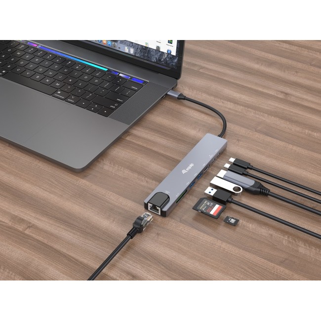 Equip USB-C 8 in 1 Multifunctional Adapter Equip USB-C 8 in 1 Multifunctional Adapter