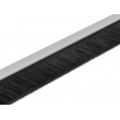 DeLOCK Brush strip 40 mm with aluminium profile straight - length 1 m