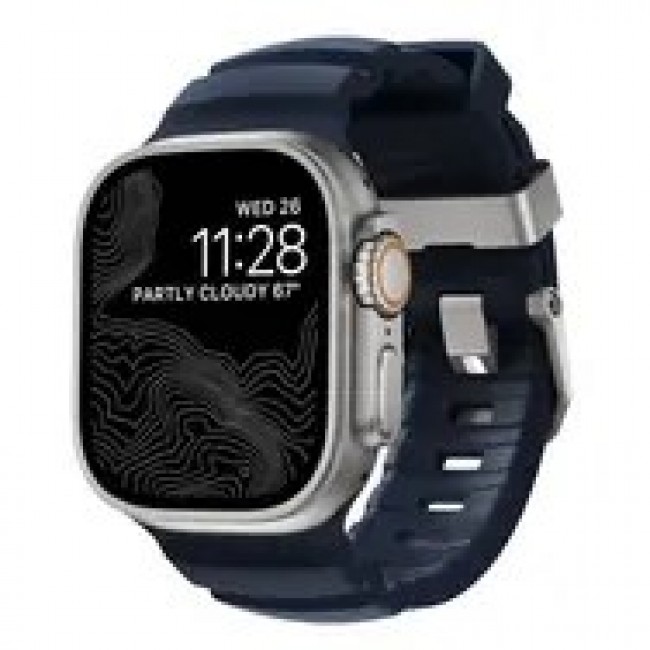 Nomad Rocky Point Band Natural Leather, Titanium