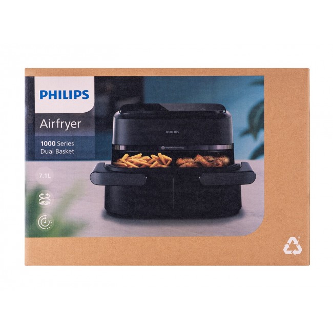 Philips 1000 series NA150/00 fryer Double 7.1 L 2450 W Hot air fryer Black
