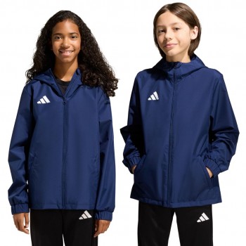 Kurtka dla dzieci adidas Entrada 26 All Weather granatowa JZ9103 128cm