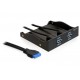 DeLOCK USB 3.0 Front Panel 2-Port - lagr