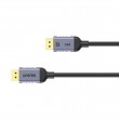 UNITEK C1628GY01-1M DisplayPort cable Black, Grey
