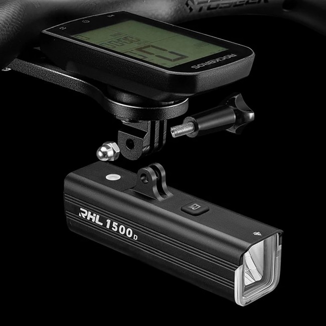 Rockbros RHL1500 front bike light for speedometer/GPS Rockbros RHL1500 front bike light for speedometer/GPS