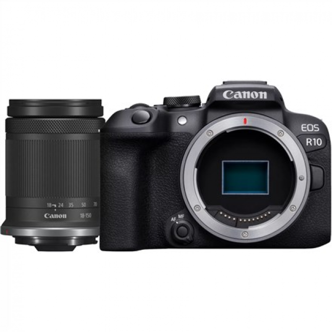 Canon EOS R10 + RF-S 18-150mm IS STM MILC 24.2 MP CMOS 6000 x 4000 pixels Black