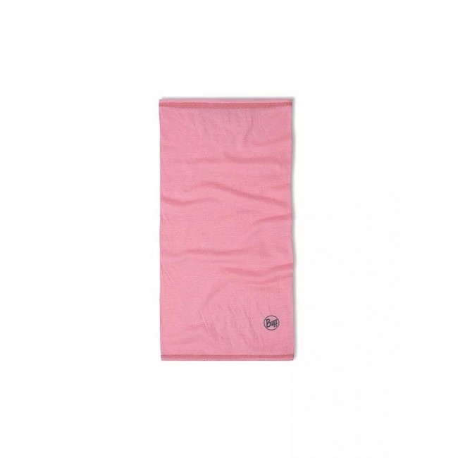 Buff Merino Lightweight Jr Solid Children's merino wool neck warmer Pink