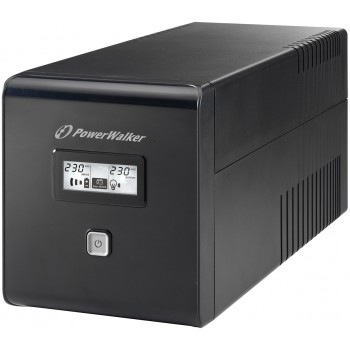 PowerWalker VI 1000 LCD uninterruptible power supply (UPS) 1 kVA 600 W 4 AC outlet(s)