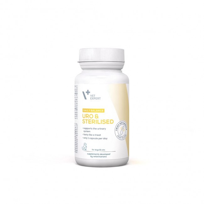 VETEXPERT Uro & Sterilised - supplements for dogs and cats - 30 pcs VETEXPERT Uro & Sterilised - supplements for dogs and cats - 30 pcs