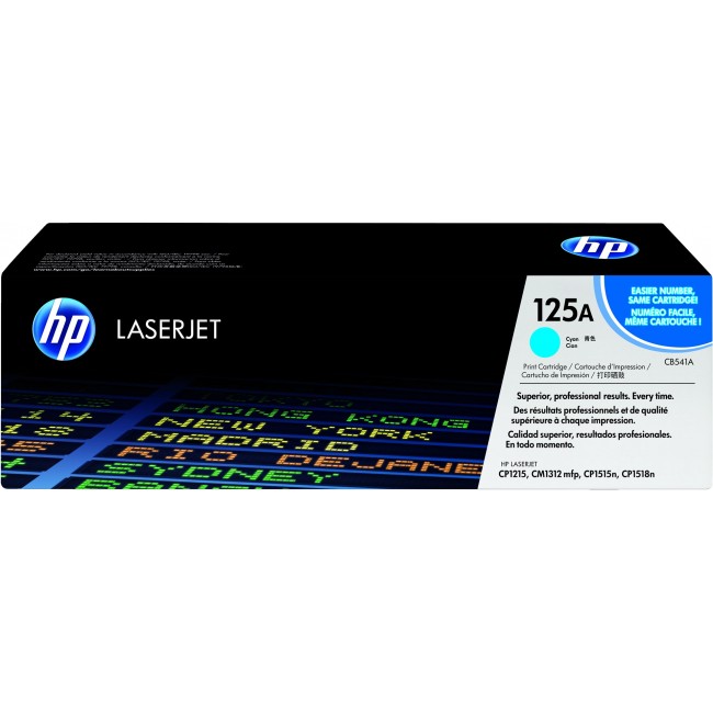 HP 125A - cyan - original - LaserJet - HP 125A - cyan - original - LaserJet -