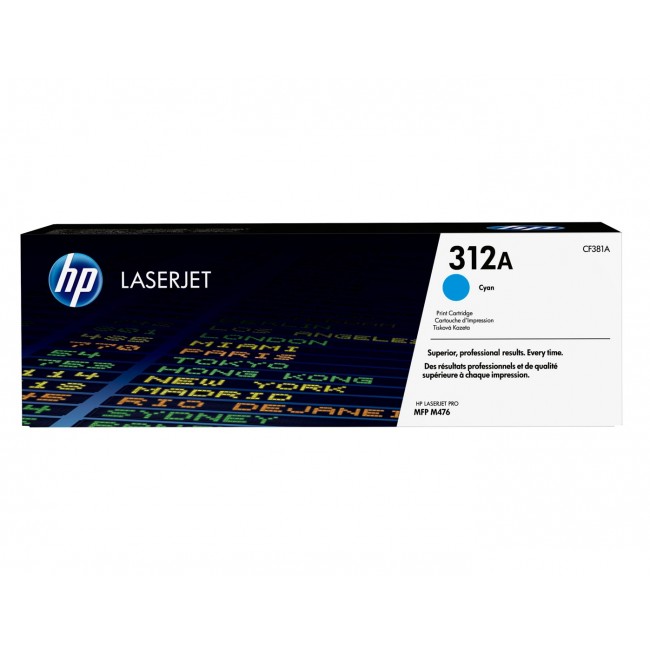 HP 312A Cyan LaserJet Toner Cartridge HP 312A Cyan LaserJet Toner Cartridge