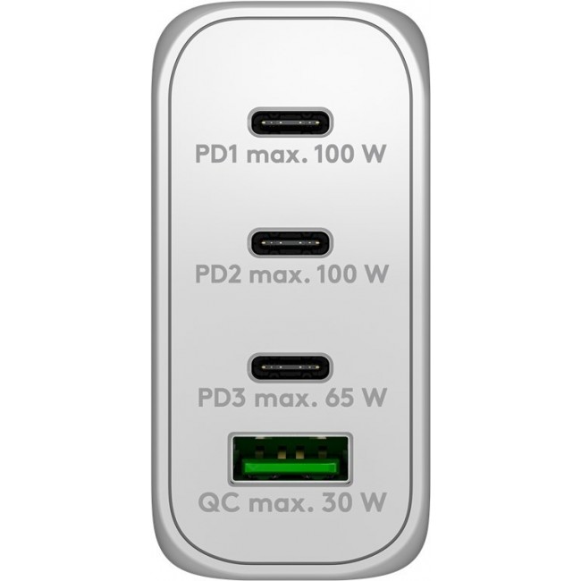 Goobay 65556 mobile device charger Laptop, Smartphone White AC Fast charging Indoor