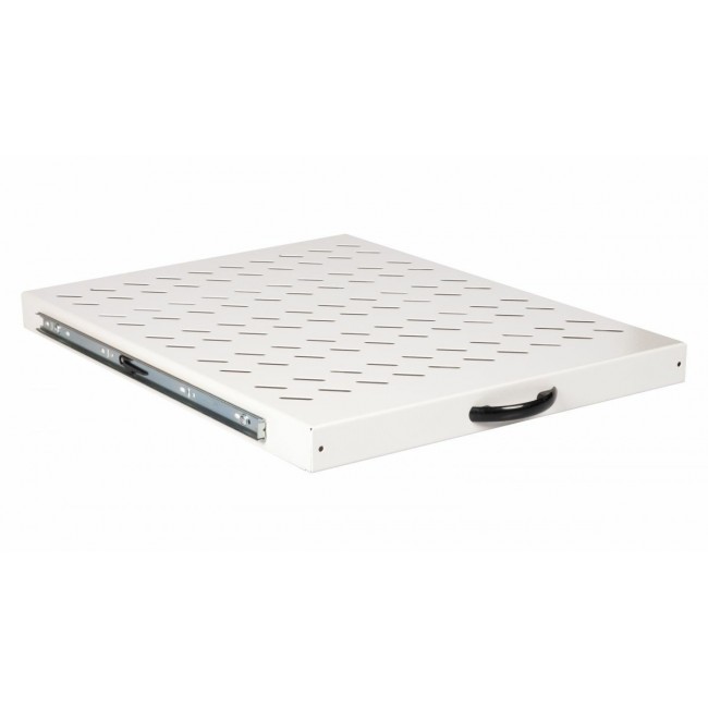 Equip Sliding Shelf 19', 1U, 800MM, Grey