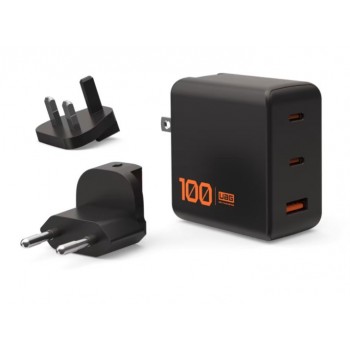 Urban Armor Gear 9B443811V4040 mobile device charger Headphones, Smartphone, Universal, Tablet, Laptop Black, Orange AC Fast charging Indoor