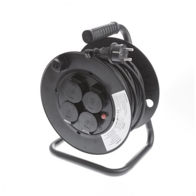 EXTENSION CORD XP03-D 3X1 25M 4P REEL