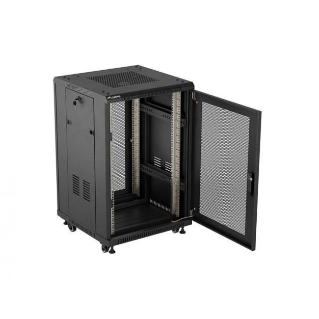 Lanberg FF01-6618-23B rack cabinet 18U Freestanding rack Black Lanberg FF01-6618-23B rack cabinet 18U Freestanding rack Black
