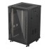 Lanberg FF01-6618-12B rack cabinet 18U Freestanding rack Black