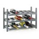 Rotho VARIO Tabletop wine rack 6 bottle(s) Grey