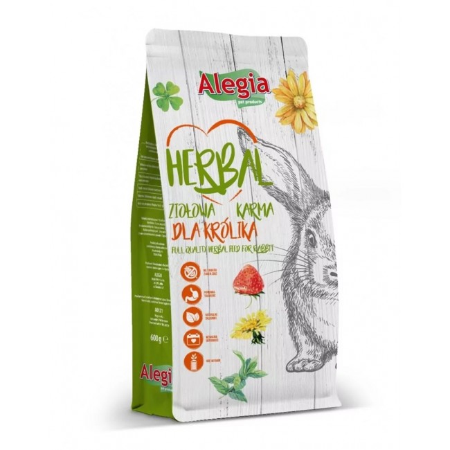 ALEGIA Herbal dry rabbit food - 600g ALEGIA Herbal dry rabbit food - 600g