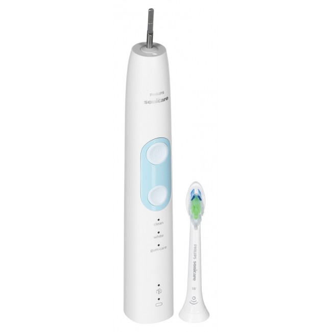 Philips | HX6857/28 Sonicare ProtectiveClean 5100 | Electric Toothbrush | Rechargeable | For adults | Number of brush heads included 1 | Number of teeth brushing modes 3 | Sonic technology | White Philips | HX6857/28 Sonicare ProtectiveClean 5100 | Electric Toothbrush | Rechargeable | For adults | Number of brush heads included 1 | Number of teeth brushing modes 3 | Sonic technology | White