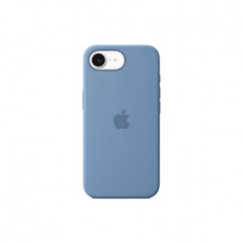 Silicone case for Apple iPhone 16e winter blue | Apple