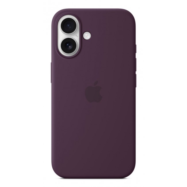 Apple iPhone 16 Silicone Case with MagSafe - Plum