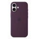 Apple iPhone 16 Silicone Case with MagSafe - Plum
