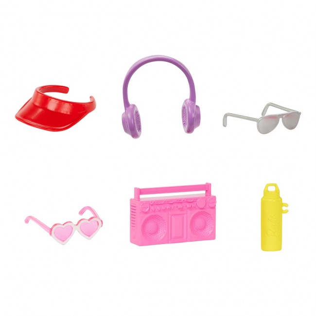 Barbie Fashionistas 2 Doll & 6 Accessories Set, Roller-Skating Theme, 65th Anniversary Barbie Fashionistas 2 Doll & 6 Accessories Set, Roller-Skating Theme, 65th Anniversary