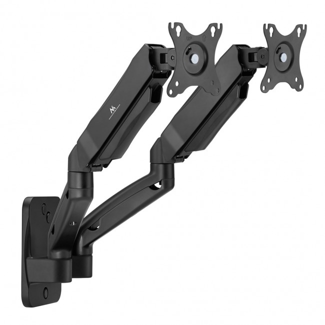 Maclean wall mount for two monitors, 17-32'', 9kg max, mechanical spring, MC-988 Maclean wall mount for two monitors, 17-32'', 9kg max, mechanical spring, MC-988