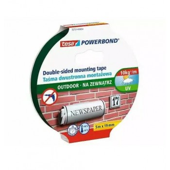 TESA DOUBLE-SIDED POWERBOND TAPE 5m x 19mm OUTER