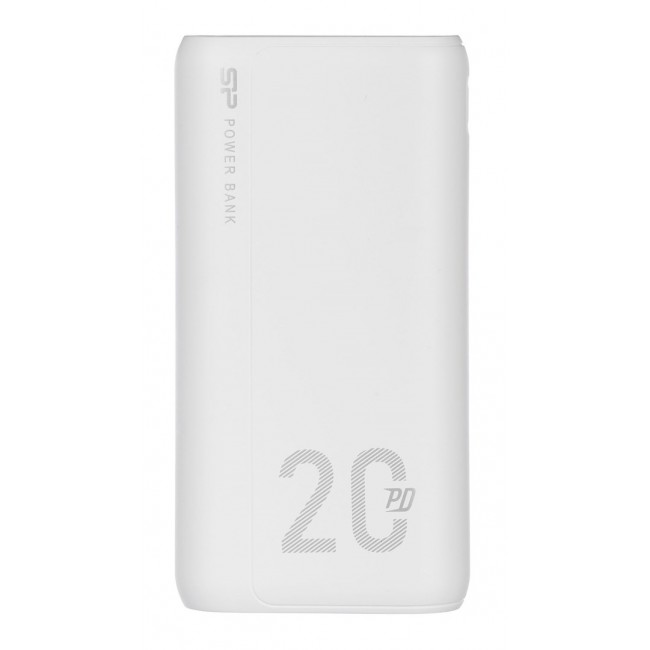 SILICON POWER QS15 Powerbank External battery 20000 mAh 2x USB QC 3.0 1x USB-C PD (SP20KMAPBKQS150W) White SILICON POWER QS15 Powerbank External battery 20000 mAh 2x USB QC 3.0 1x USB-C PD (SP20KMAPBKQS150W) White