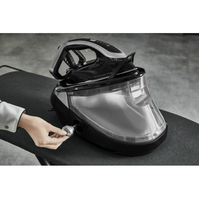 Tefal Pro Express Vision GV9821 3000 W 1.2 L Durilium AirGlide Autoclean soleplate Black, Silver Tefal Pro Express Vision GV9821 3000 W 1.2 L Durilium AirGlide Autoclean soleplate Black, Silver