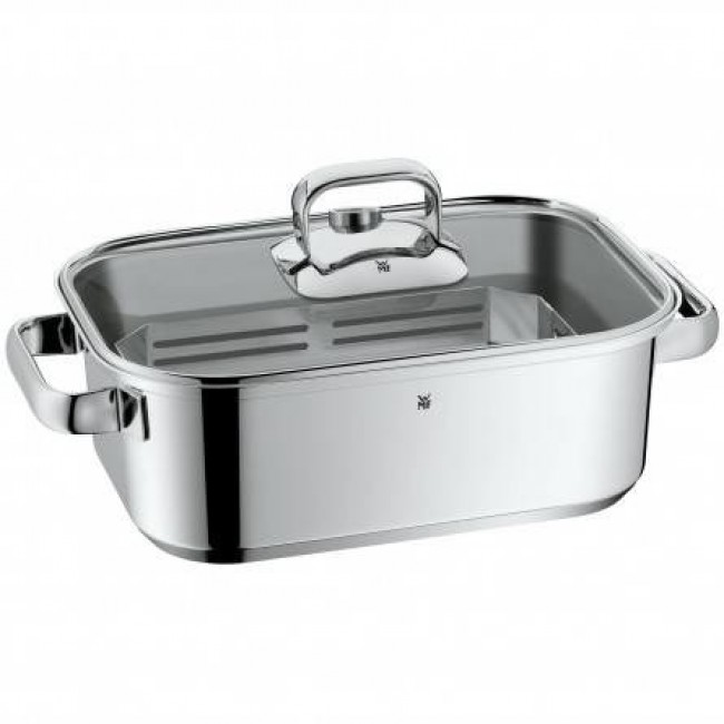 WMF 1741026040 roasting pan 3.5 L Glass, Silicone, Stainless steel WMF 1741026040 roasting pan 3.5 L Glass, Silicone, Stainless steel