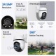 TP-Link Outdoor Pan/Tilt Security Wi-Fi Camera SPEC: 3K 5MP (2880x1620), 2.4 GHz, 2 External Antennas, 1 Ethernet Port, Horizontal 360 